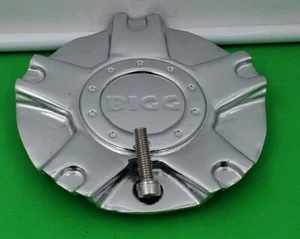 BIGG WHEELS CENTER CAP # 1457L150 LG0901-02 CHROME WHEELS CENTER CAP - Picture 1 of 5