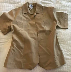 US Navy Uniform- Khaki top (overblouse-women) size 12R - Picture 1 of 1