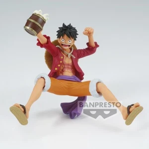 One Piece Monkey D Luffy It's A Banquet Pvc Figure Banpresto Originale - Foto 1 di 1