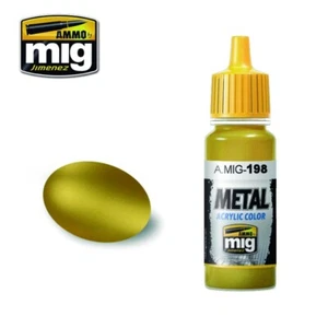 MUNICIÓN - Oro METÁLICO - Pintura para Cepillos y Aerógrafo. 17 ml AMIG0198 - Imagen 1 de 1