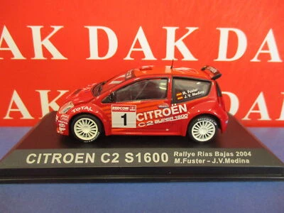 Die cast 1/43 Modellino Auto Citroen C2 S1600 Rally Rias Bajas 2004 M. Fuster - Immagine 1 di 4