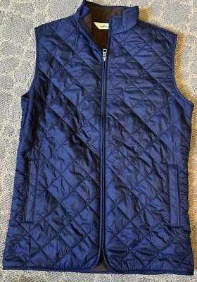 Chaleco acolchado Peter Millar para mujer mediano 9-10 azul Foto 1 de 4