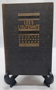 1st Volume 1st Edition Signed By Douglas Southall Freeman Lee's Lieutenants RARE - Picture 1 of 14