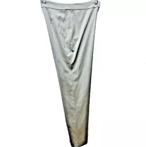 Pantaloni dritti Eileen Fisher raso viscosa elasticizzato MEDIUM champagne nuovi con etichette $238 - Foto 1 di 9