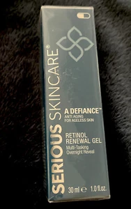 Serious Skin Care ~ A Defiance Retinol Erneuerungsgel 1,0 Unzen ~ Neu versiegelt im Karton - Bild 1 von 5