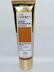 L'oreal Age Perfect Radiant Serum Foundation - Toffee (Exp. 04/24) - New - Picture 1 of 4