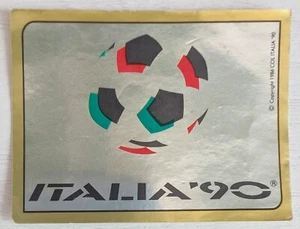 Figurina Sticker BADGE SCUDETTO LOGO N 1 PANINI WC ITALIA 90 1990 - NEW - Foto 1 di 2