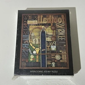 Vintage Leo Kaplan Great Lakes Press Sports II Assemblage Jigsaw Puzzle New FS! - Picture 1 of 7