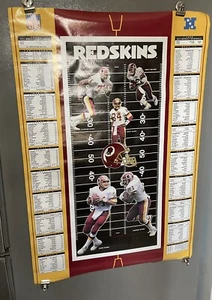 Vintage 1992 NFL Teams Schedule Poster - Washington Redskins 24x36 Inches - Picture 1 of 5