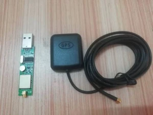 USB Interface GPS Receiver Module SIRF3 Module + MMCX External Antenna Car PC - Picture 1 of 4