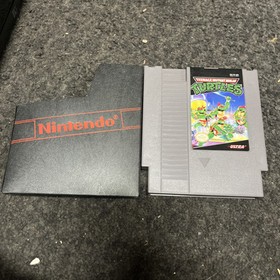 CARTUCCIA VIDEOGIOCO TEENAGE NINJA TURTLES NINTENDO NES e antipolvere