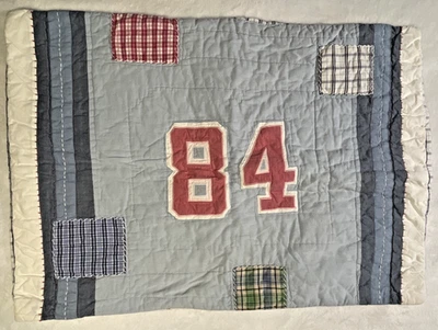 Pottery Barn Kids Sports #84 Patchwork acolchado farsa estándar Foto 1 de 4