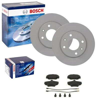 BOSCH Disques 247mm + Revêtements Avant Convient pour Citroen Saxo Peugeot - Photo 1/4