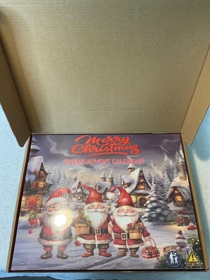 Christmas Advent Calendar 24pcs Merry Christmas Collectible Gnomes - Image 1 of 4