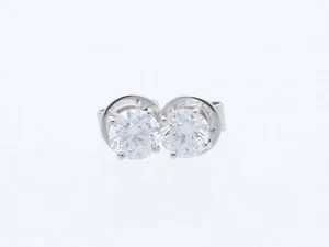 Pendientes Top Price 0,80 ct. Diamantes Oro 585 Valor: 8.500 EUR Nuevo IGI Deta - Imagen 1 de 7