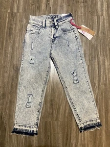 Girls Justice Mini Mom Jeans Size 7 New With Tags - Picture 1 of 3