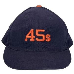 Houston Colt 45s Mütze Kappe nicht verstellbar Herren 7 1/4 marineblau orange MLB Baseball 1962 - Bild 1 von 10