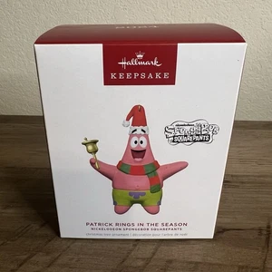 2024 Hallmark Patrick Rings in the Season Ornament SpongeBob NIB - Picture 1 of 8