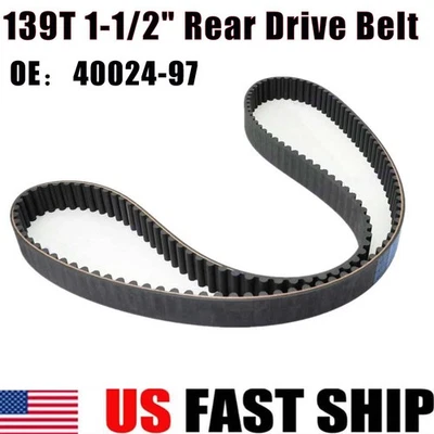 139T 1-1/2 Inch Rear Drive Belt For Harley For FLT FLHT FLHR FLTR 1997-2003 US - Image 1 of 4