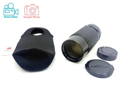 Lente teleobjetivo ASAHI PENTAX SMC Pentax 200 mm F4 con tapas y bolsa - casi... - Imagen 1 de 4