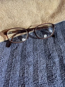 Vintage Romco 4 1/2 - 5 3/4 Brown Eyeglasses Sunglasses Glasses Frames - Picture 1 of 4