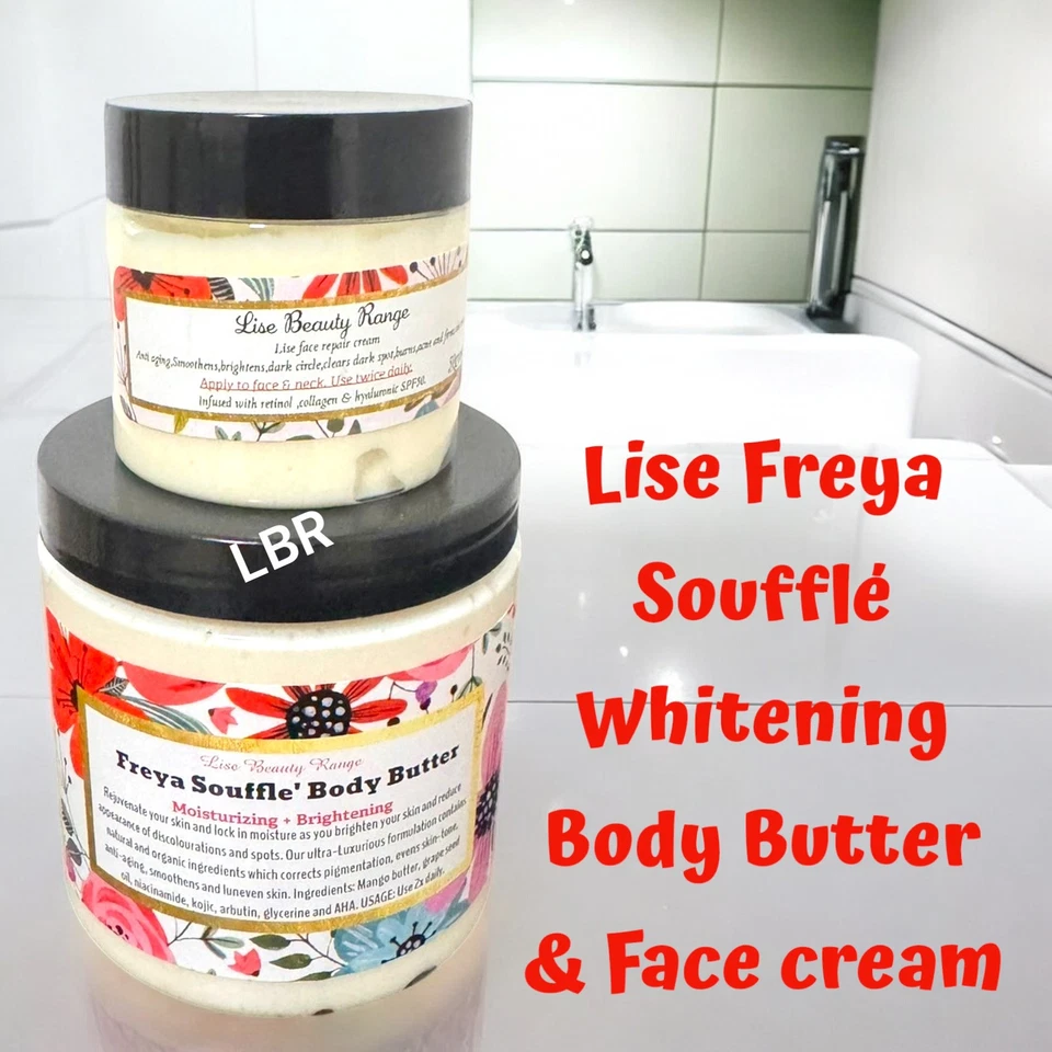 Crema reparadora facial Freya Soufflé Body Butter Flawless HC y Freya 2 piezas, antienvejecimiento👌 Foto 1 de 4