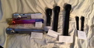 Mag-Lite NASCAR 3 D Cell Flashlight Rainbow Multi Color Silver Black Some As Is - Picture 1 of 4