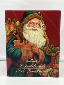 2004 Hallmark Keepsake St. Nicholas Bell Cloche Santa Claus Christmas Ornament - Picture 1 of 6