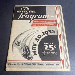 Automotive Racing History: The 23rd 500 Indianapolis Speedway 1935 May / FKY - Picture 1 of 12