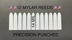🇺🇸Duck Call Reeds 12 14mil Mylar reeds for cutdown (olt Style) Duck Calls. - Picture 1 of 3