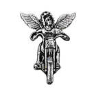Motorcycle Storehouse Moto Motobike Large Guardian Angel Motorcycle Pin