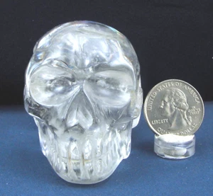 Clear Quartz SKULL (#02) - Weighs 230 grams - Picture 1 of 4