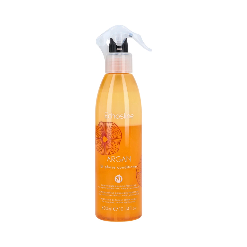 ECHOSLINE ARGAN BI-PHASE Veganer Zweiphasen-Leave-In-Conditioner Arganöl 300ml