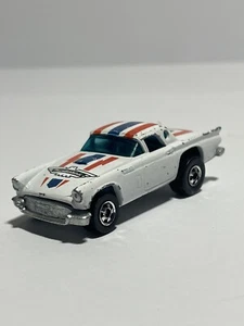 Hot wheels Vintage 1977 Hong Kong '57 T-Bird White Blackwalls - Picture 1 of 10