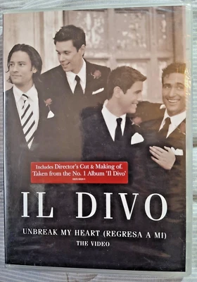 NEW & Sealed Il Divo - Unbreak My Heart Directors Cut (DVD, 2004) - Image 1 of 2