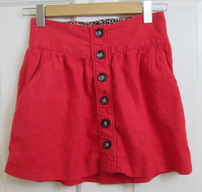 Falda plisada roja Charlotte Russe para mujer talla XS 26-30x14 plisada 125-29367 Foto 1 de 4