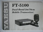 YAESU FT-5100 (GENUINE INSTRUCTION MANUAL ONLY).........RADIO_TRADER_IRELAND.