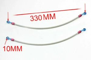 13“ 10MM CNC Cables Hoses Lines Oil Cooler PIT Dirt Bike ATV Go Kart Buggy - Picture 1 of 3