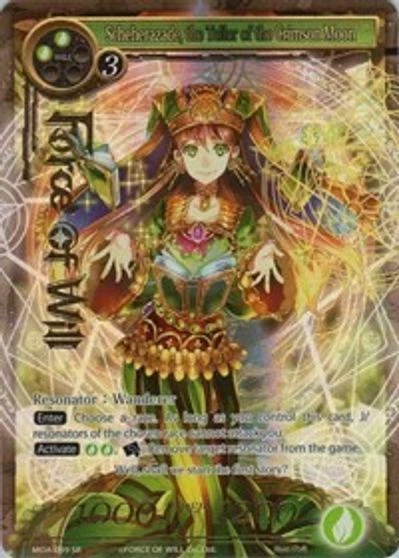 Scheherazade, the Teller of the Crimson Moon MOA-039 SR Full Art FOIL FoW - Image 1 of 1