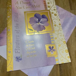 Benedictine Monks St.Benedict's Abbey A Prayer As You Get Well Card - Picture 1 of 7