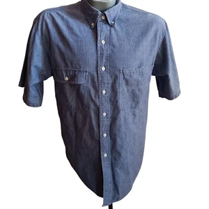 Camisa de Trabajo Vintage Años 90 Chambray Denim Flecha Para Hombre Mediana - Imagen 1 de 7