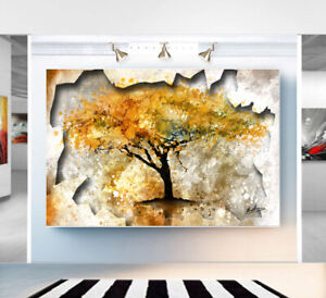 Leinwand Bild Baum Abstrakt Wandbilder XXL Wohnzimmer Max. 150x100x4cm  1520A
