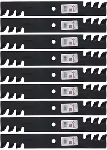 9 Rotary® Blades for Exmark® 1-633484 103-2508 103-5218-S 36" 52" 54" Deck - Picture 1 of 7