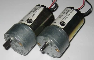 2 X Motor de cabezal de engranajes de alta resistencia Buehler 5V DC 250 RPM - baja corriente - cables largos - Imagen 1 de 7