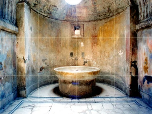 Azulejos de baño de cerámica mural Art Pompeya #102 - Imagen 1 de 3
