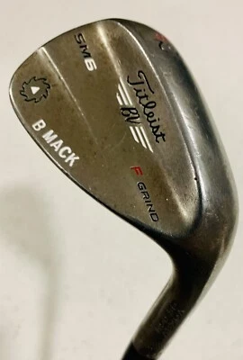 Tour Issue Titleist Vokey SM6 Raw GW Gap Wedge 52/8 F Grind DG X100 Tour Issue - Image 1 of 4