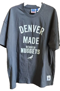 Staple Men's Denver Nuggets NBA x Heavyweight Oversized T-Shirt Anthracite Large - Picture 1 of 5
