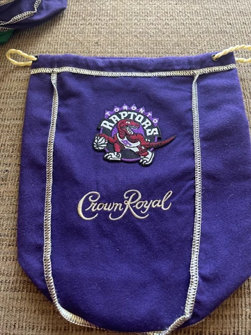 NBA  Toronto Raptors Tribute Bag CROWN ROYAL BAG 750 Ml Cover