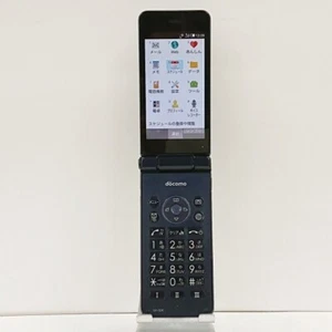 SHARP SH-02K AQUOS docomo KEITAI JAPAN ANDROID FLIP PHONE BLACK UNLOCKED 4G - Picture 1 of 3