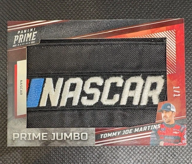 2023 Prime Racing Tommy Joe Martins Prime Jumbo 1/1 NASCAR Patch - Image 1 of 1